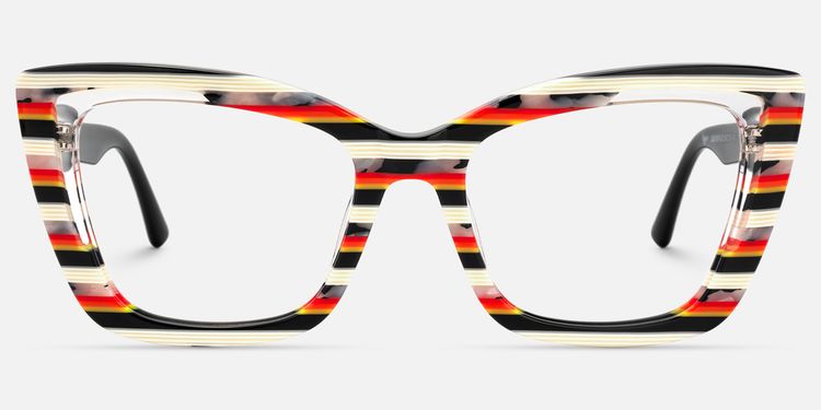 Palesa - Cat Eye Multicolor Eyeglasses by Vooglam