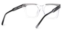 Feleti - Rectangle Crystal Eyeglasses | Vooglam Side View
