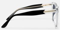 Jessye - Butterfly Black/Crystal Sunglasses | Vooglam Side View