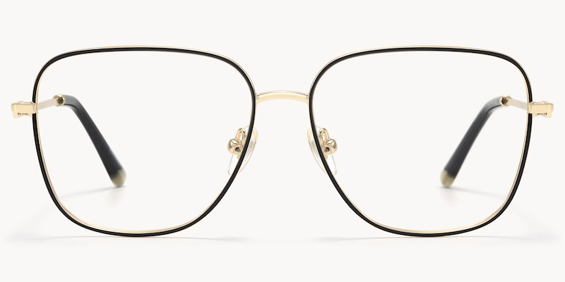 Karma - Square Black Eyeglasses