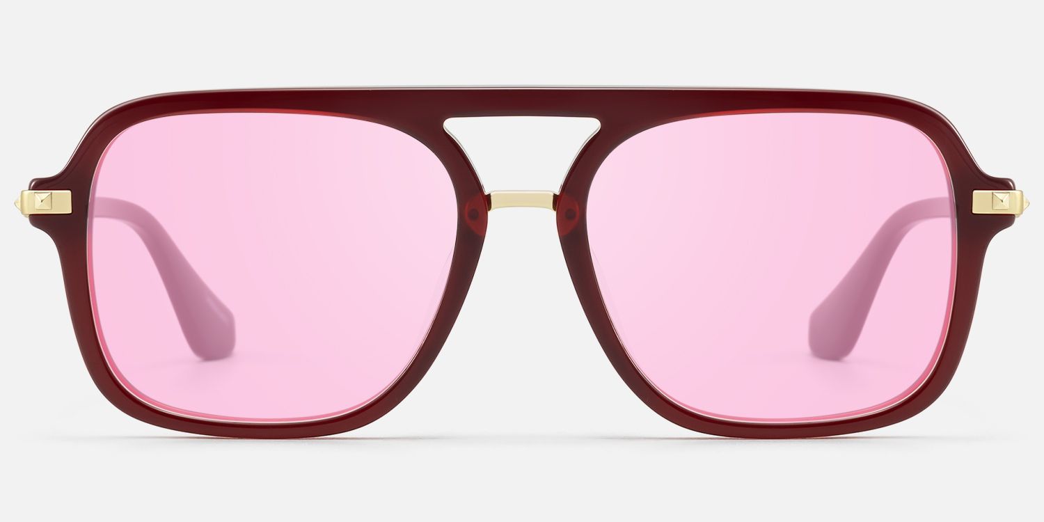 Marfa - Aviator Red Sunglasses product detail 2
