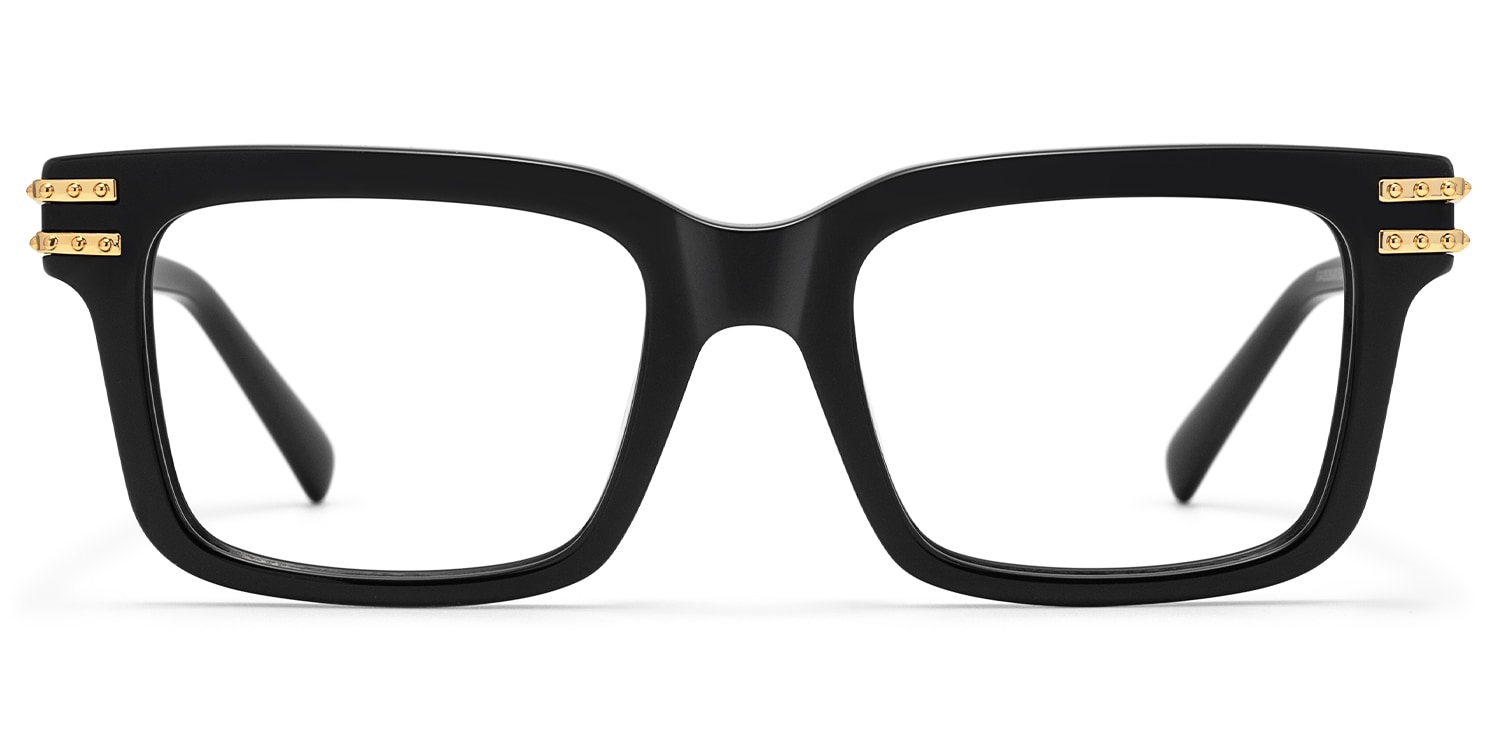 

Anansi - Rectangle Black Eyeglasses