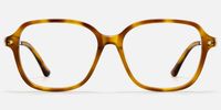 Odyssey - Square Tortoise Eyeglasses | Vooglam Angle View