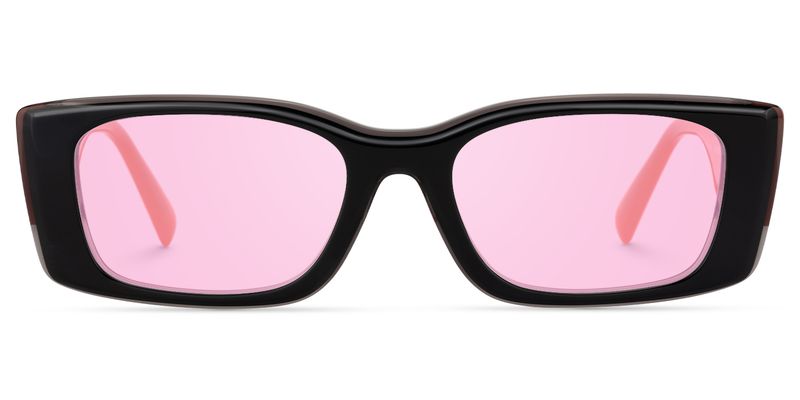 Horizon - Rectangle Black Sunglasses