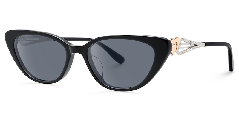 Naoya - Cat Eye Black Sunglasses