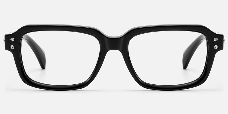 Anacortes - Silver Black Guitar Temple Glasses | Vooglam