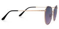 Fedele - Geometric Gold Prescription Sunglasses | Vooglam