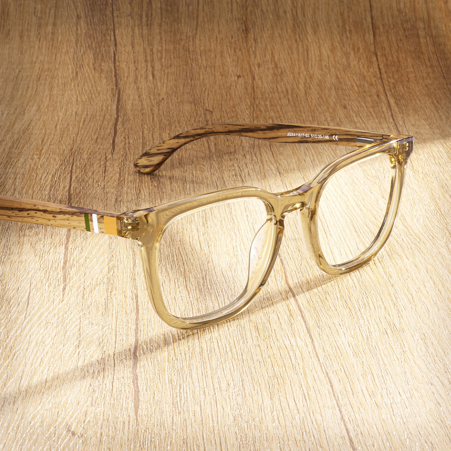 Lote - Square Champagne Eyeglasses - 1