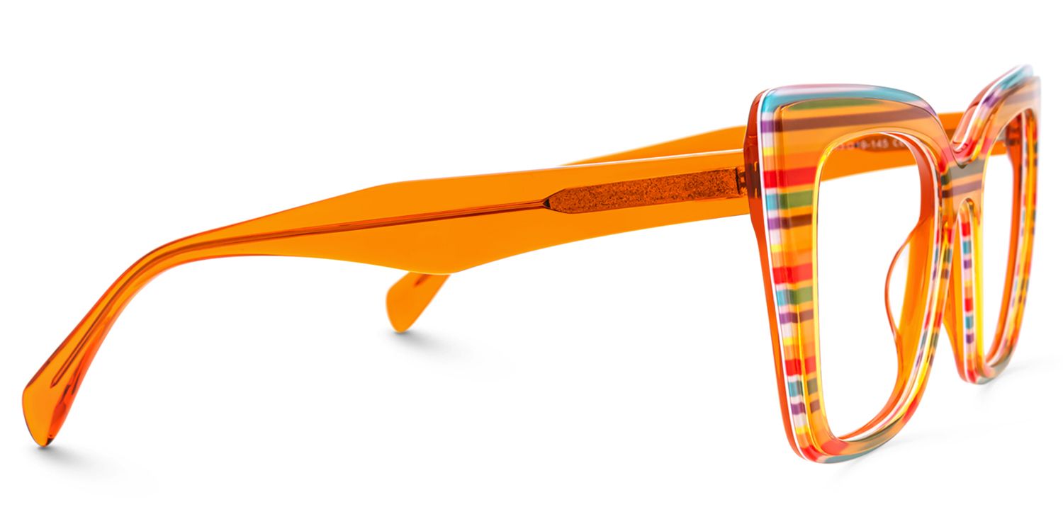 Kaipo - Square Multicolor Eyeglasses | Vooglam 4