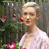 Haizlee - Cat Eye Pink Eyeglasses - 8