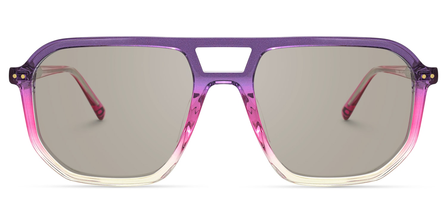 Liam - Aviator Purple Sunglasses - 1