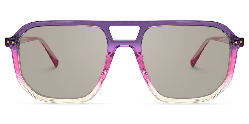 Liam - Aviator Purple Sunglasses