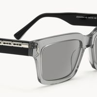 Razor - Rectangle Silver Sunglasses - 4