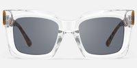 Pacheco - Rectangle Crystal Sunglasses | Vooglam Angle View