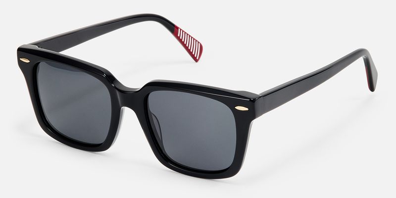 Valor - Square Black Sunglasses