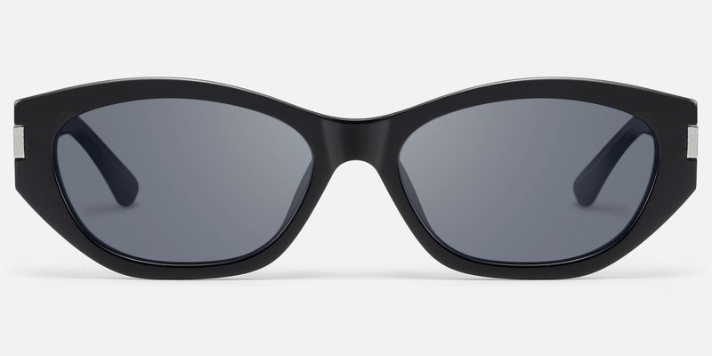Reign - Geometric Black Sunglasses by Vooglam