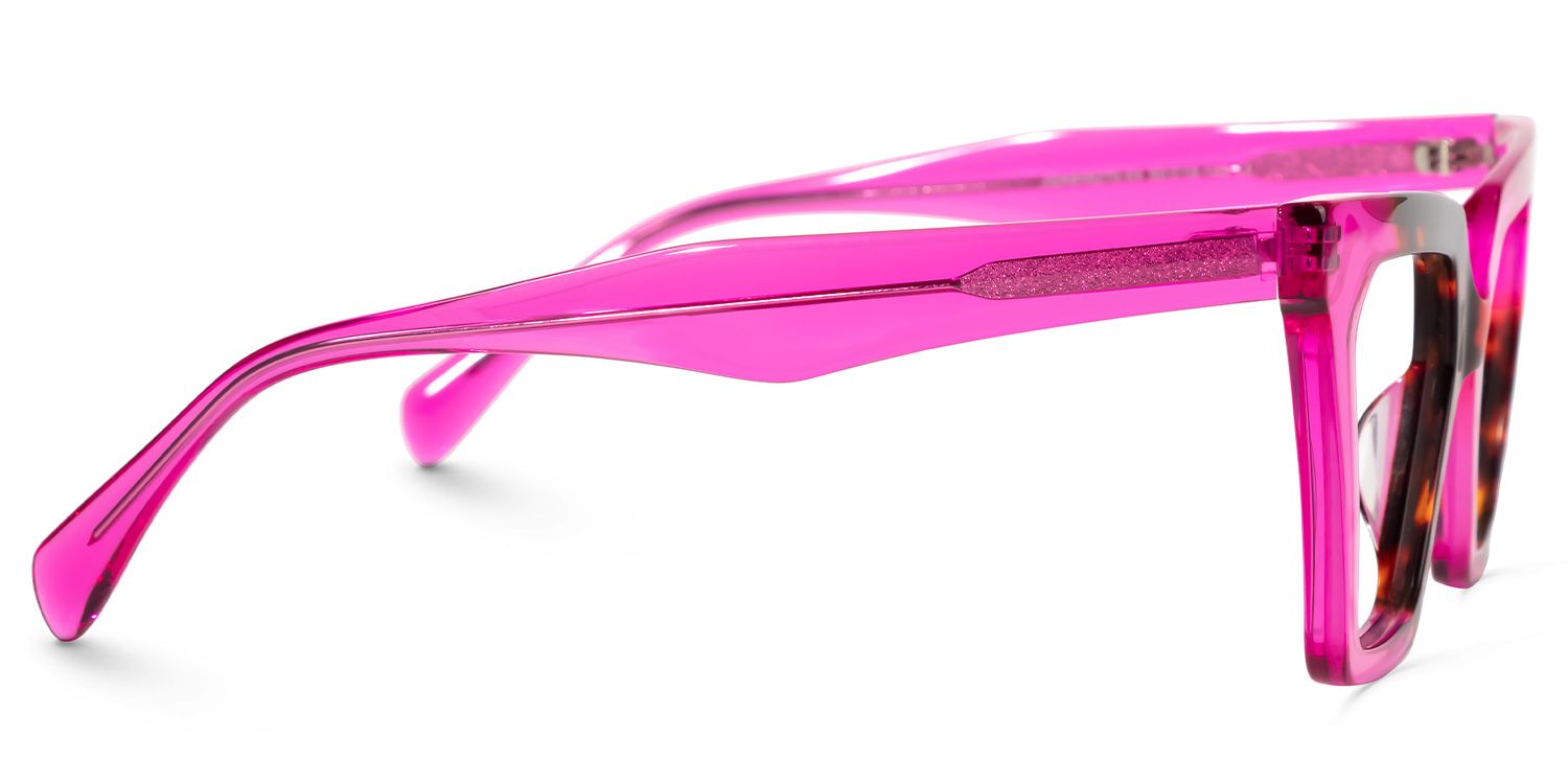 Caimbrie - Cat Eye Pink/Tortoise Eyeglasses | Vooglam 4