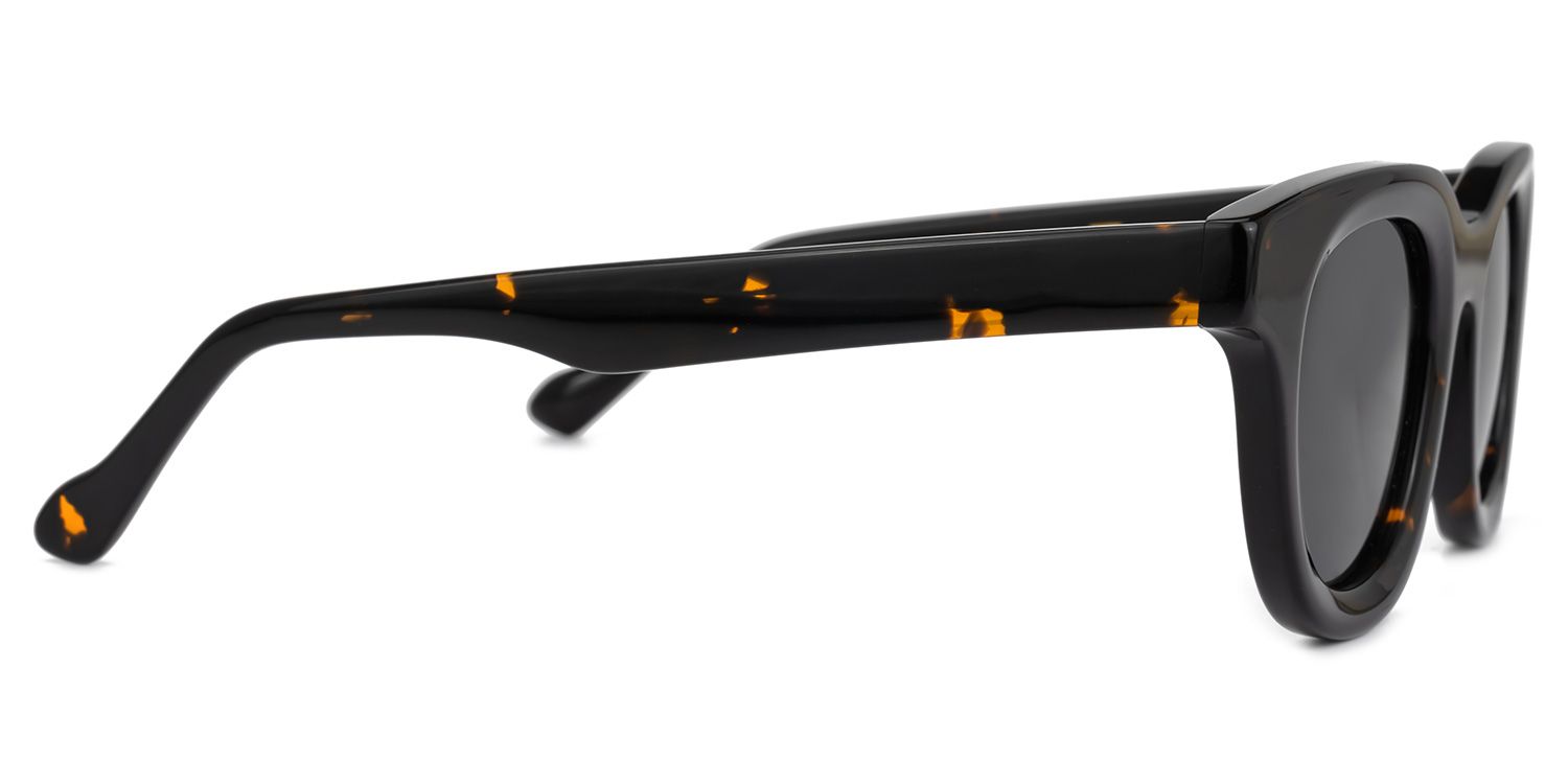 Dehateh - Round Dark/Tortoise Sunglasses product detail 4