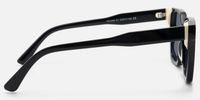 Eclipse - Square Black Sunglasses | Vooglam Side View