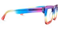 Haldis - Square Multicolor Eyeglasses | Vooglam