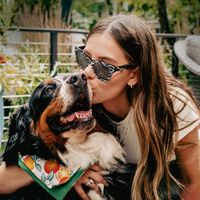 Wild Beat - Square Pattern Eyeglasses | Vooglam On Model