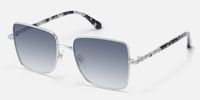 Devereux - Square Silver Sunglasses