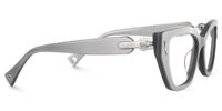 Naiara - Rectangle Grey Eyeglasses | Vooglam 