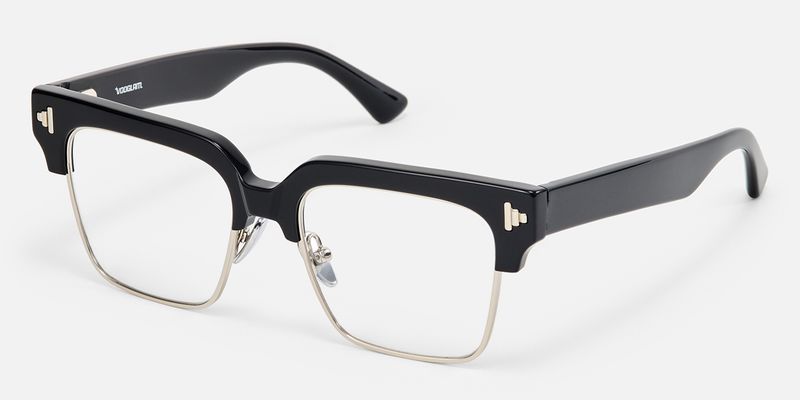 Nathifa - Browline Black Eyeglasses