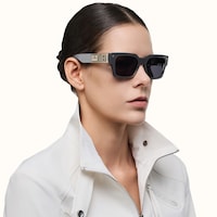 The Programmer - Rectangle Silver Sunglasses - 7