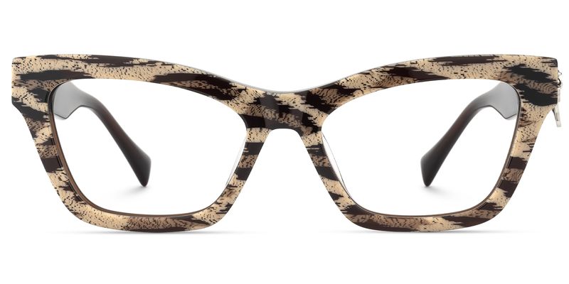 Wild Beat - Square Animal Eyeglasses