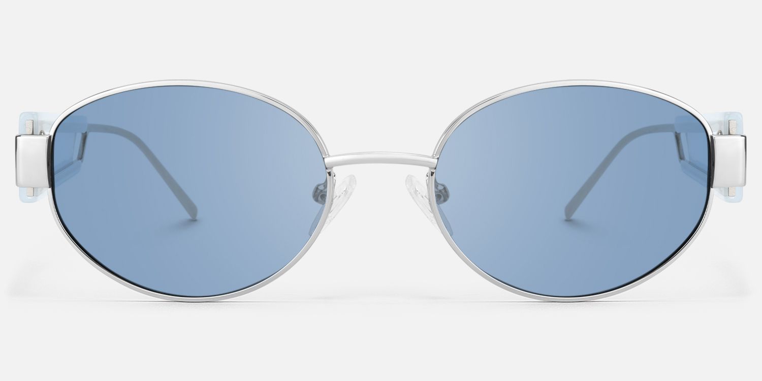 Ember - Oval Silver Sunglasses product detail 2