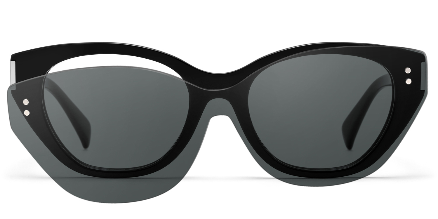 Cicely - Champagne Cat Eye Sunglasses