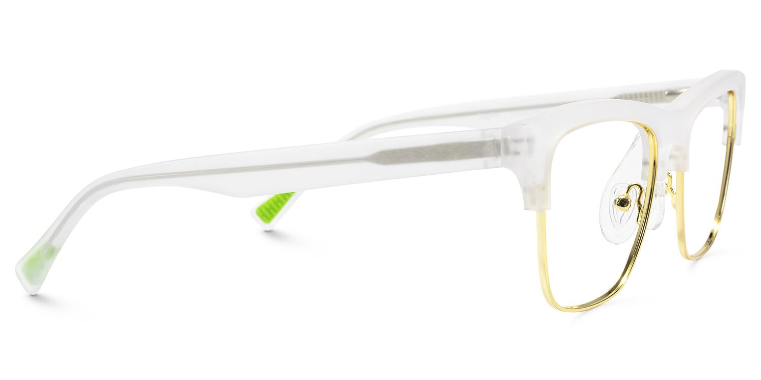 Polka - Square Crystal Eyeglasses | Vooglam 4