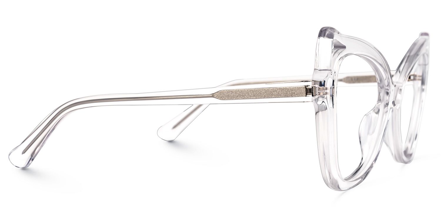 Bahadur - Cat Eye Crystal Eyeglasses | Vooglam 4