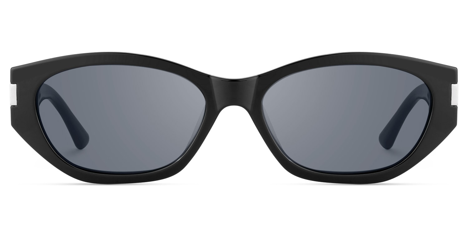 Reign - Geometric Black Sunglasses - 1