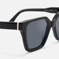 Eclipse - Square Black Sunglasses | Vooglam Design Details
