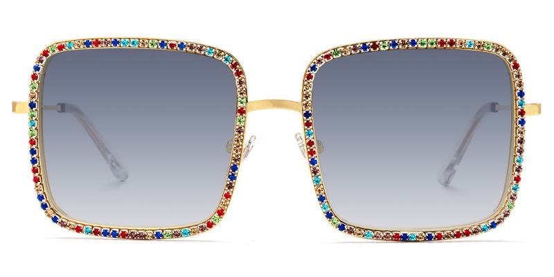 Kafele - Square Multicolor Sunglasses