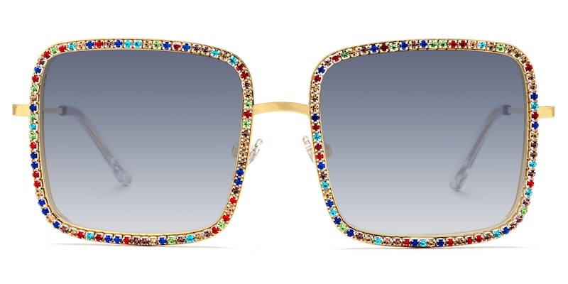 Kafele - Square Multicolor Sunglasses