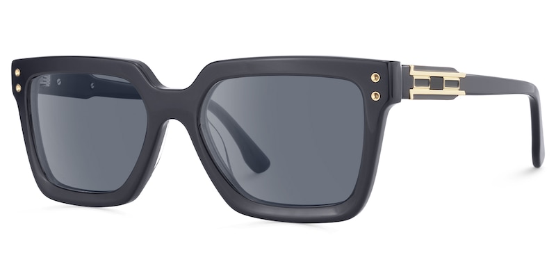 Cavalier - Rectangle Grey Sunglasses