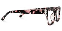 Issay - Rectangle Pink/Floral Eyeglasses | Vooglam