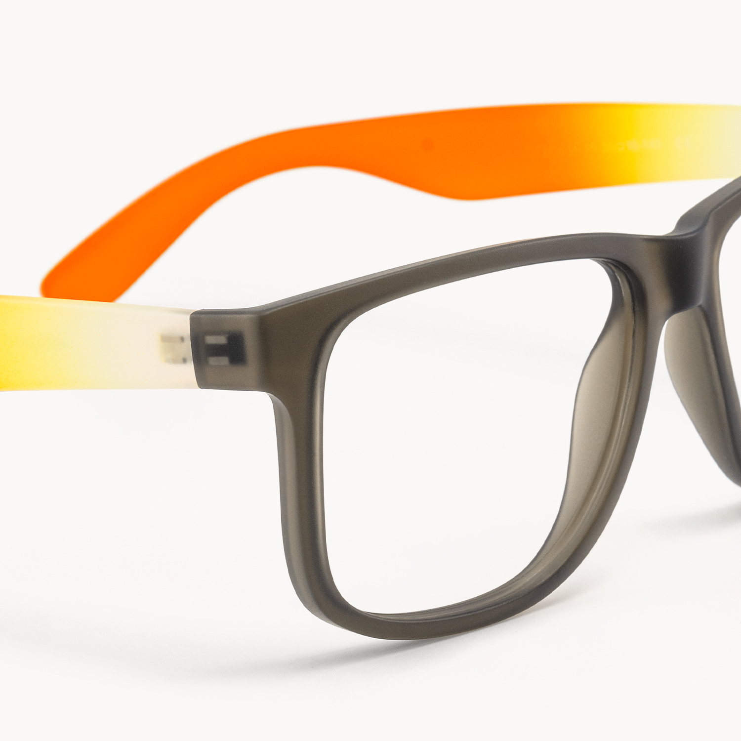 Sync - Rectangle Gray Eyeglasses - 5