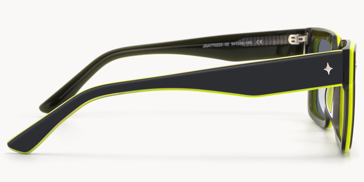 Havok - Rectangle Gray Sunglasses - 3