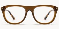 O'Keeffe - Aviator Brown Eyeglasses - 1