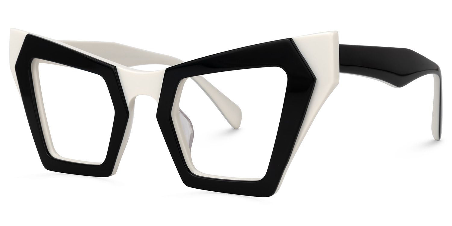 Deance - Cat Eye Black Eyeglasses | Vooglam Front View