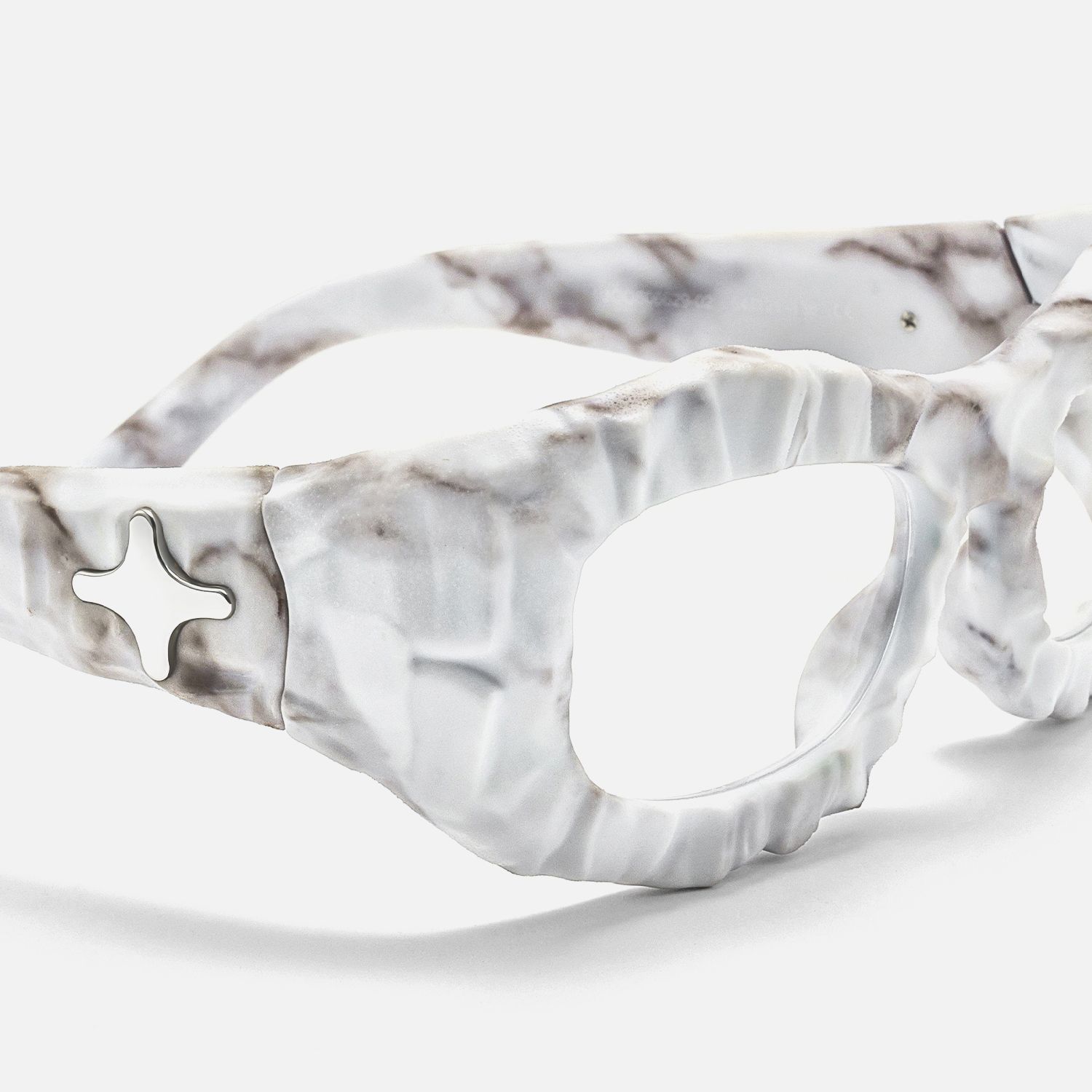 The Geologist - Geometric White Eyeglasses product detail 4