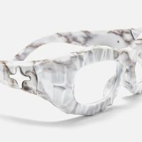 The Geologist - White Marble Rock Glasses | Vooglam Design Details