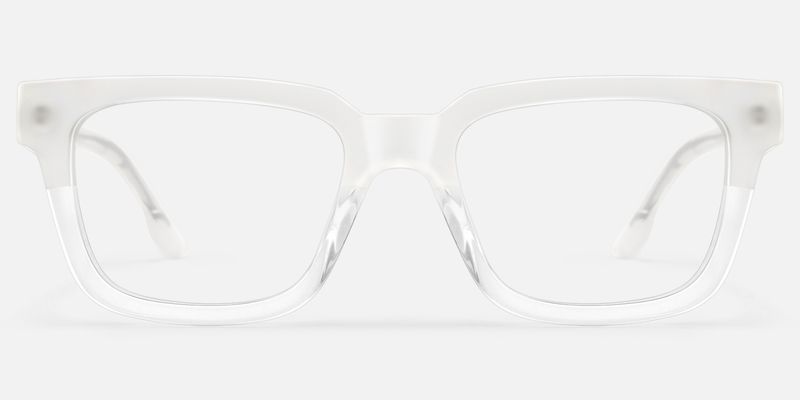 Strobe - Rectangle Transparent Eyeglasses