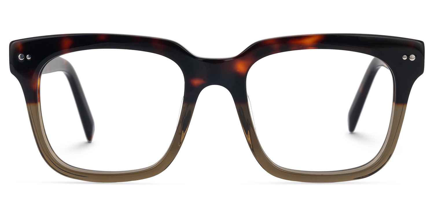 Elisedd - Square Brown/Tortoise Eyeglasses product detail 2
