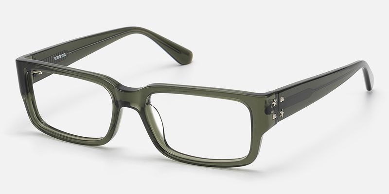 Drexen - Olive Green Translucent Rectangle Rx | Vooglam