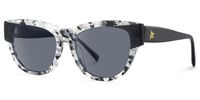 Fusion - Cat Eye Pattern Sunglasses | Vooglam Front View